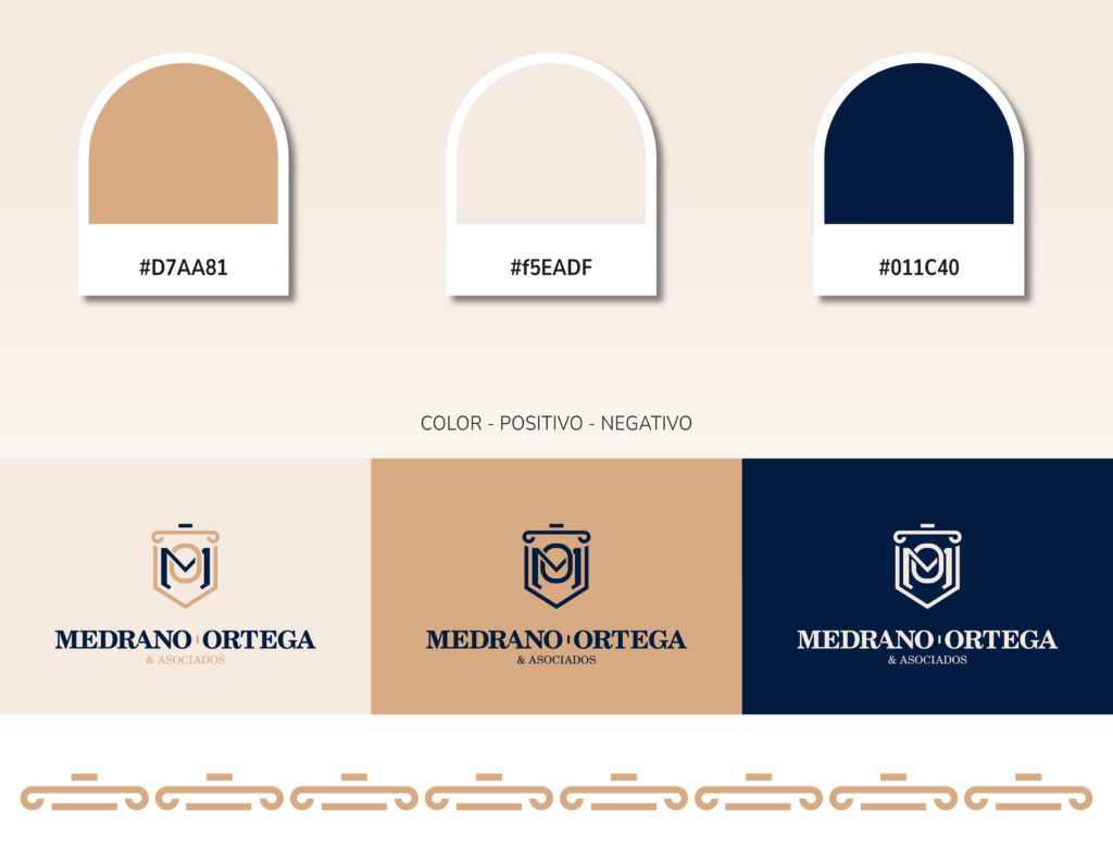 Colores de la marca - Medrano Ortega.
